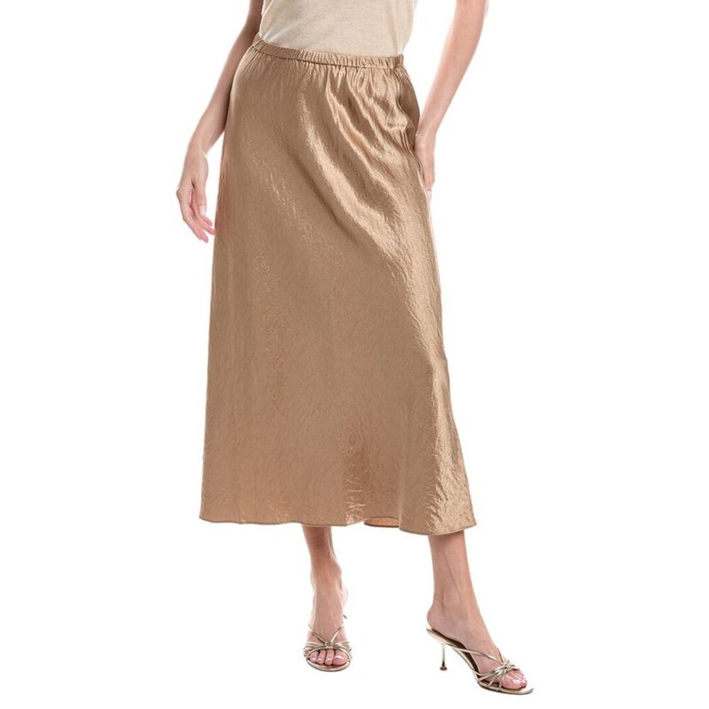 Eileen Fisher Womens  Bias Skirt, Brown